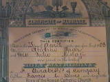 genealogy - wedding certificate of my great grandparents.