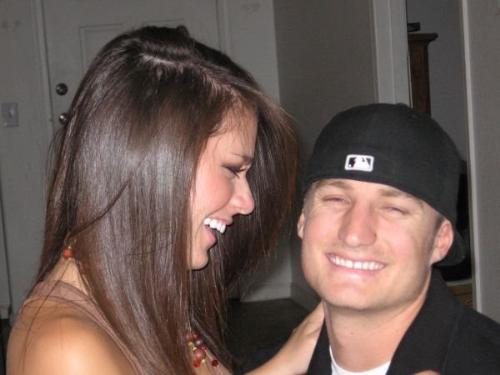 Girl and Guy smile  - beautiful girl