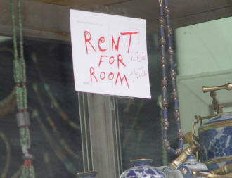 rooms for rent - room for rent signage