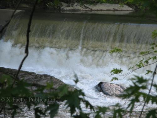 Large Dam - This is a picture of the dam at McConnels Mill State Park in PA
