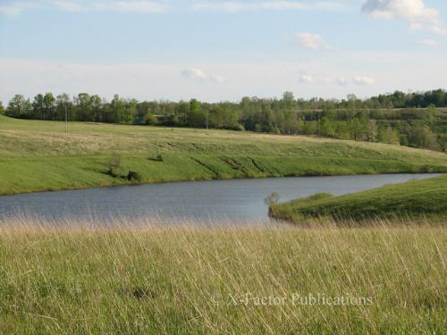 Lake in the fields - This picture was also taken in Western PA. It was lake set in the middle of rolling fields.