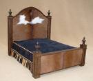 bed - picture of a bed that you might go to to sleep