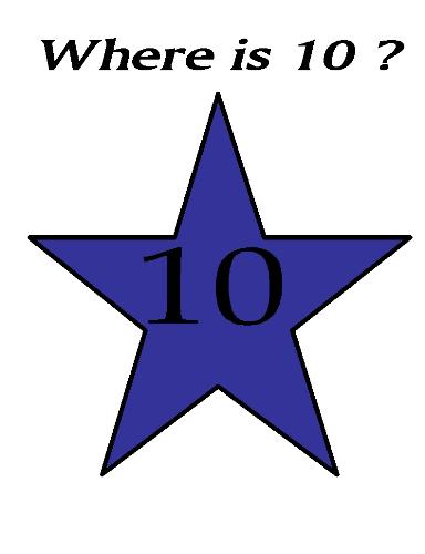 I want to be a 10 - Where is the number 10?