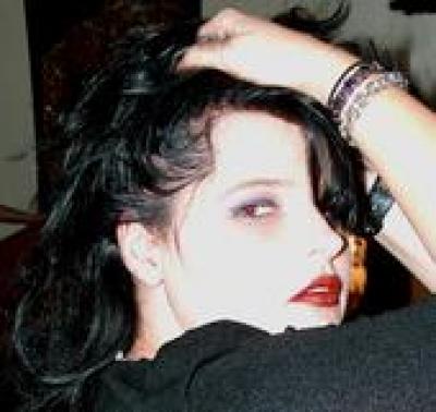 Goth me - A picture of me back in my Gothic phase.