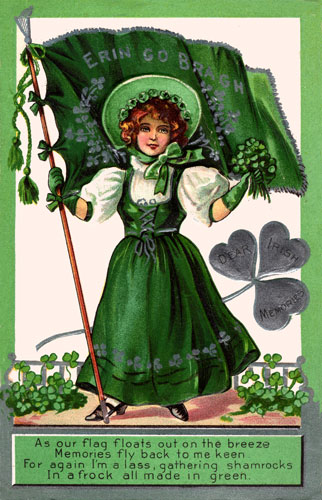 Happy St. Patrick's Day - Vintage St. Patrick's Day card.