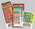 Scratch lottery tickets - Tickets that are scratched off to reveal if you have won a prize. 