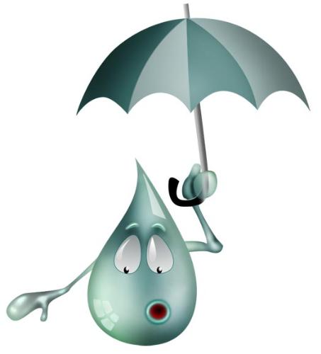 raindrop - it is raining!