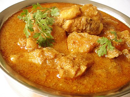 Chicken curry, chicken madras, chicken tikka masal - chicken curry