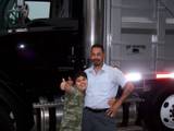 had kids - My husband and our youngest son. My son is a truck driver, formerly he set ceramic tile in new homes.