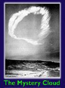The Mystery Cloud - This is a picture of The Mystery Cloud appeared in the sky in 1963 in Arizona. This was also published in the Time Magzine on 17 May,1963. On seeing this picture carefully you can see the face of Jesus Christ.