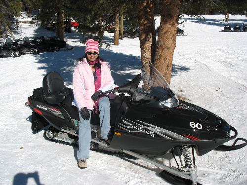 Snow mobiling in Colorado  - We went snow mobiling in Colorado in January on my birthday. It was an amazing trip.
