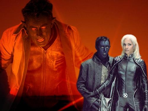 Nightcrawler - Wallpaper I created depicting the characters of Nightcrawler and Storm from the movie X-Men 2