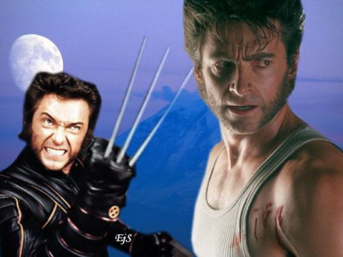 Wolverine - Wallpaper I created depicting the character of Wolverine, Logan, portrayed by Hugh Jackman from the X-Men movies.