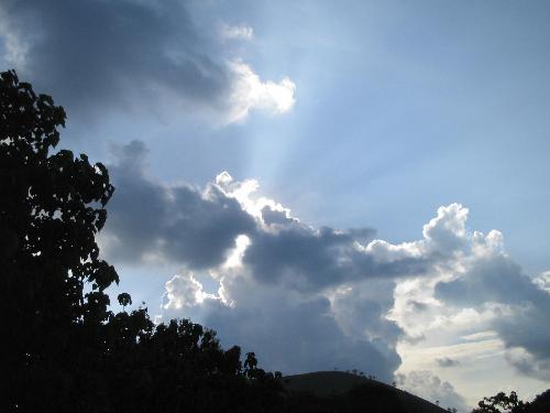clouds and rays - just one of the beautiful sceneries in out country.
