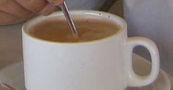 Cup of coffee - A cup of café au lait...