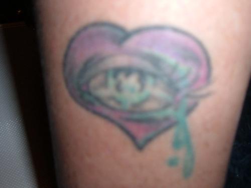 My Tattoo - This is my first tattoo, but definitely not my last. It represents my leaving home and leaving my best friend. She has the same one on her right leg. Mine is on my left.