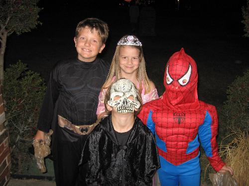 my kids - These are my kids just the other night for Fall Festival.
