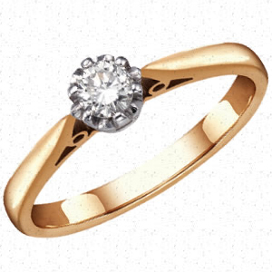 Diamond Solitaire Ring - Diamond's are a girl's best friend...but I'm not quiet sure why!!!