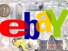 ebay sellers - This is a picture of ebay logo with different items on it.