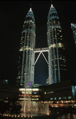 Petronas Twin Towers - This is the pride of our nation - The KLCC. Virtually, a mega project that helped to elevate Malaysia's status as a rapidly developing nation.