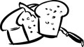 bread - black/white bread