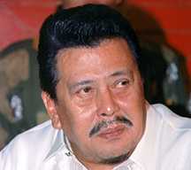 ex-president Joseph Estrada - With dignity and principle.