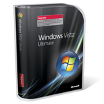 Windows Vista Ultimate Cover - The ultimate edition of the Windows Vista with all the latest software technologies from Microsoft, may it be graphics, networking or security; vista has all and this beging the costliest edition....