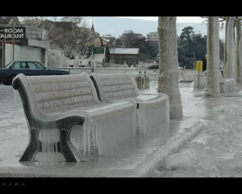 Winter in Switzerland 3 - Winter in Switzerland. A lot of ice. Take a look.