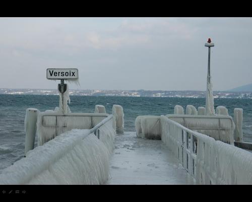 Winter in Switzerland 4 - Winter in Switzerland. A lot of ice. Take a look.