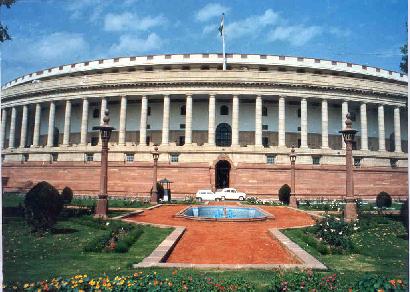 indian parliament - honoured building in india