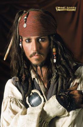 Capt. Jack Sparrow - Jack Sparrow played by Johnny Depp