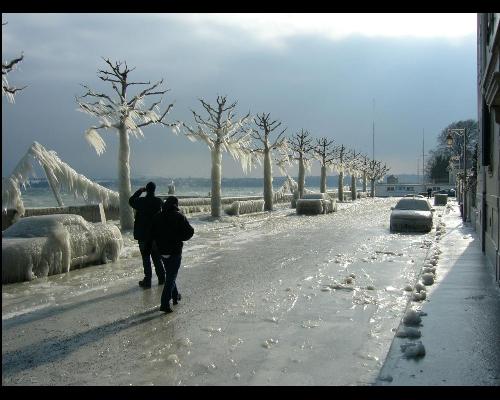 Winter in Switzerland 13 - Winter in Switzerland. A lot of ice. Take a look. Very amazing nature event