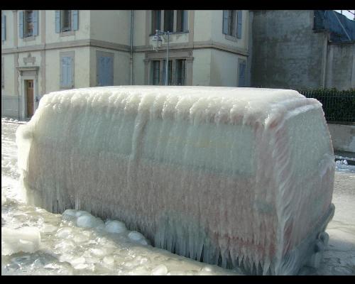 Winter in Switzerland 15 - Winter in Switzerland. A lot of ice. Take a look. Very amazing nature event.