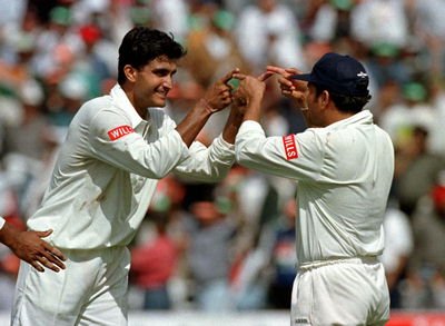 great - I love this man, He was born on 24th April 1974 in Bombay. Made his Ranji Debut at the age of 14 in 1987 for Bombay. Made his Debut both in tests and in ODIs at the age of 16 against Pakistan in Pakistan in 1989 and is still playing.  He is great and did wonders for Indian cricket. He achieved many miles stones in his carrier so far, He is first man to score 10000 runs in ODIs and he is leading century maker in ODIs and also in tests, both put together 76, and also he took more than 100 wickets in ODIs. He is 33 now and he can still play 3-4 years of International cricket and He can make 100 centuries combined in tests as well as in ODIs,  Made his First Ton in tests against AUS in Perth, he made match saving innings of 114 on a Bouncy Track at Perth in 1991. Made his First Ton in ODIs against AUS in Kolombo, he made 110 in 1994. His ODI highest score is 186 against New Zealand and in Tests 241 not out against AUS.  His best ODI bowling figures: 5-40 against AUS odd runs and in Tests 3-30 odd runs Against AUS. Till now he made 41 Tons in ODIs and 35 Tons in Tests, 76 Half centuries in ODIs and 40 odd Half centuries in Tests. He has Most Man of the matches in ODIs than any one else has. He made so far over 14000 runs in ODIs and over 10000 runs in Tests, at the end of his career he will score over 30000 runs in both forms of cricket. At the end of his career he will achieve: Most run getter in Tests, Most run getter in ODIs, Most Centuries made in ODIs, Most Centuries made in Tests, Most Half Centuries made in ODIs, Most Half Centuries made in Tests, Most Man of The Matches in Tests, Most Man of The Matches in ODIs, Most ODIs played, Most Tests played, Most Catches Taken in ODIs, Most Catches Taken in Tests, I think some of his records are unbreakable. I think no one can reach him he is Sachin Tendulkar