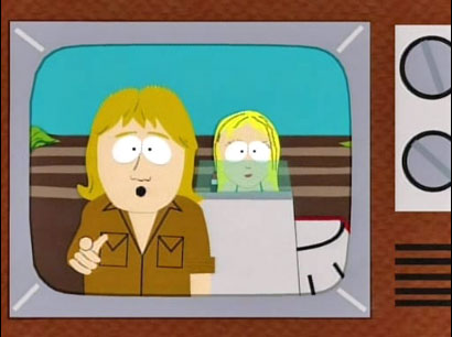 Steve Irwin - South Parks show about Steve Irwin
