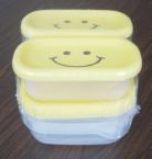 Smiley face containers - I love to resues things; it&#039;s just another way to conserve.