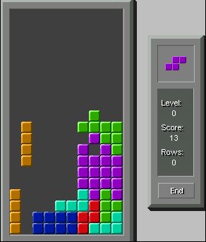 Tetris - Tetris is a very popular computer puzzle game. It was originally designed and programmed by Alexey Pazhitnov (last name transliterated Pajitnov by The Tetris Company ) in 1985, while he was working for the Dorodnicyn Computing Centre of the Russian Academy of Sciences in Moscow, during the days of the Soviet Union. Pajitnov has cited pentominoes as a source of inspiration for the game. Its name is derived from the Greek numerical prefix 'tetra-' meaning four, as all of the blocks are made up of four segments.  The game (or one of its many variants) is available for nearly every video game console and computer operating system, as well as on devices such as graphing calculators, mobile phones, and PDAs. Tetris has even appeared as part of an art exhibition on the side of Brown University's 14-story Sciences Library. The game first gained mainstream exposure and popularity beginning in 1989 when Nintendo released Tetris on its Game Boy system. Tetris consistently appears on lists of the greatest video games of all time.  A random sequence of tetrominoes (sometimes called 'tetrads' in older versions) - shapes composed of four square blocks each - fall down the playing field. The object of the game is to manipulate these tetrominoes with the aim of creating a horizontal line of blocks without gaps. When such a line is created, it disappears, and the blocks above (if any) fall. As the game progresses, the tetrominoes fall faster, and the game ends when the player 'tops out', that is, when the stack of tetrominoes reaches the top of the playing field and no new tetrominoes are able to enter. (The exact definition of a top-out varies from version to version.)  The seven one-sided tetrominoes in Tetris are referred to as I, J, L, O, S, T, and Z. All are capable of single and double clears. I, J, and L are able to clear triples. Only the I tetromino has the capacity to clear four lines simultaneously, and this clear is referred to as a 'tetris.' (This may vary depending on the rotation and compensation rules of each specific Tetris implementation. For instance, in the Tetris Worlds type rules (see below) used in many recent implementations, certain rare situations allow T, S and Z to 'snap' into tight spots, clearing triples.)