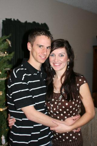 Me and My Hubby - This is me and my hubby on Christmas day.