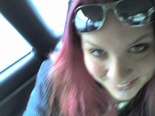 moi - with pink hair.. how i miss it