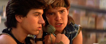 Frog Brothers - Image of Corey Feldman and Jamison Newlander as the Frog Brothers in the vampiric movie 'The Lost Boys'