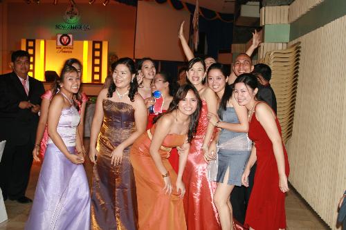 MC115 class  - taken during our film festival held at Siena Hall last March 2, 2007. I'm in orange gown.