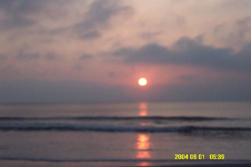 jax beach sunrise - got up early to get this picture