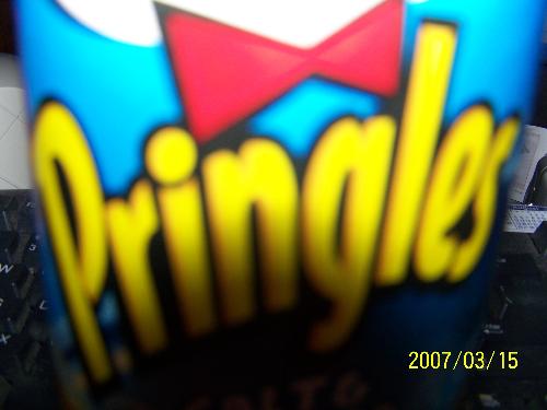 Pringles close up - This is my can that I ate yesterday.
