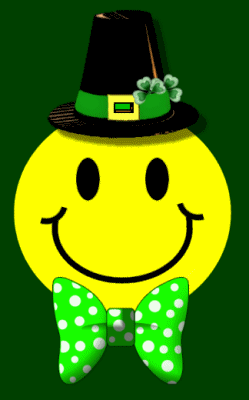 Happy St Patricks Day Icon - A very happy St Patricks Day Icon, enjoying himself.