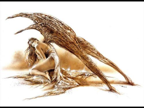 Fallen angel - pic of a fallen angel