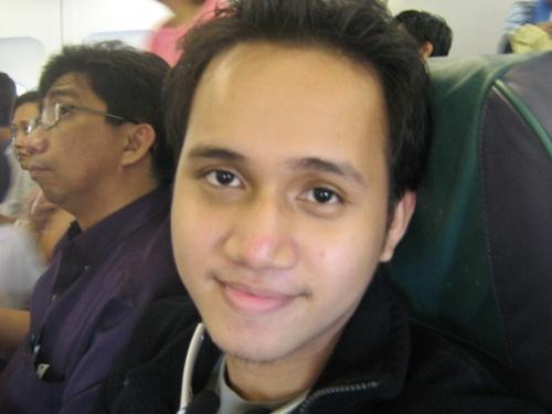 In a plane - cebu pacific flight