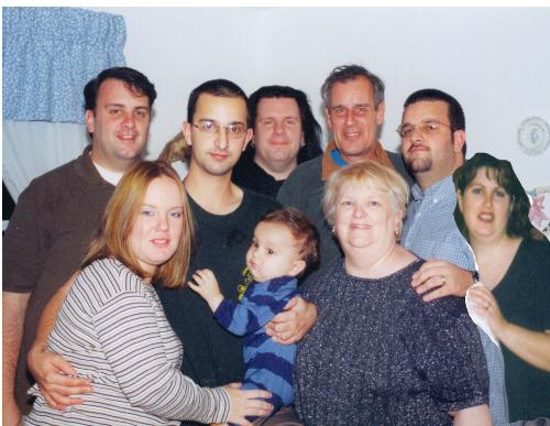 My family at Christmas 2001 - Right after 9/11