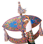 kelantan kite - This is kelantanese kite. its call wau.