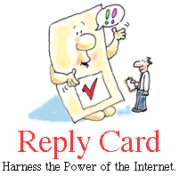 REPLY PLEASE - reply card photo
