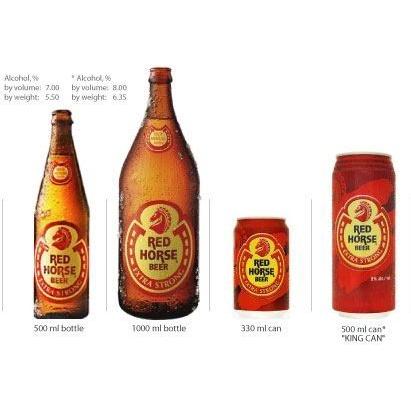 Red Horse - This is a brand beer that is sold in the Philippines